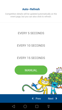 Rio 2016 aplikacija Android, iOS, Windows