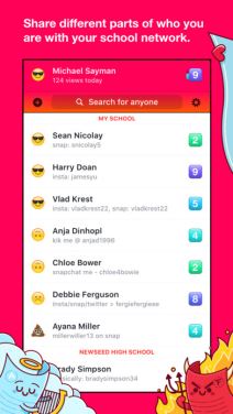 Facebook Lifestage aplikacija