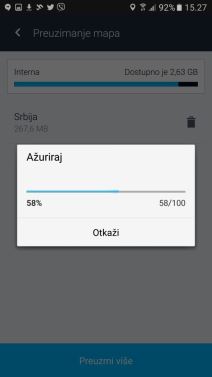 Here WeGo GPS mape Srbije