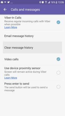 Viber tajne poruke, samouništavanje Viber poruka