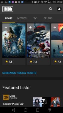 IMDB mobilna aplikacija update za Android i iOS