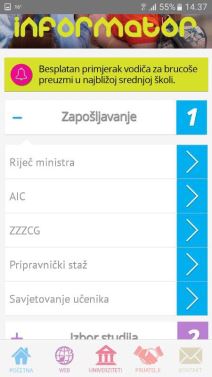 Aplikacija brucos.me sve informacije o fakultetima u crnoj gori