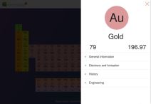 PeriodicStats besplatni interaktivni periodni sistem elemenata 