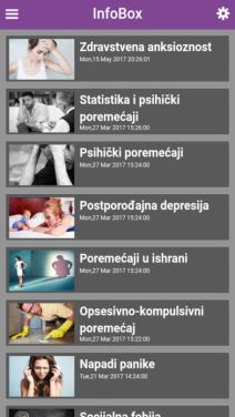 Pomoć psihologa i mentalno zdravlje aplikacija Krug Zdravlja