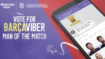 Viber Barca igrac meca, navijac meca