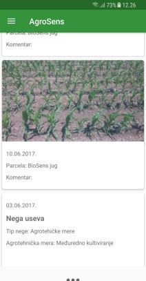 AgroSens digitalna platforma poljoprivredna aplikacija Android i veb