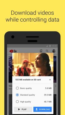YouTube Go aplikacija
