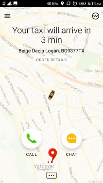 Yandex taksi aplikacija za Yandex taksi