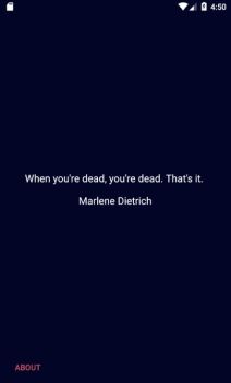 WeCroak aplikacija smrtpodsetnik, Aplikacija podseca na smrt WeCroak 