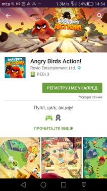 Angry Birds Action Android igra