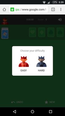 Solitaire video igra na Android telefonima
