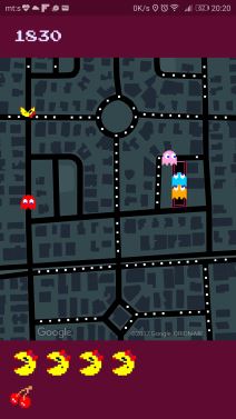 Google Maps Pac-Man 1. april