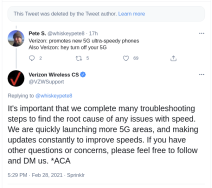 5g verizon mobilni operateri pametni telefoni tehnologije