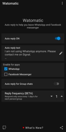 watomatic whatsapp aplikacija messenger aplikacija za dopisivanje poruke