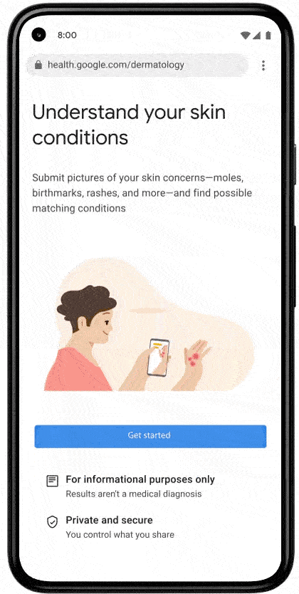 dermatology assist google aplikacija veštačka inteligencija