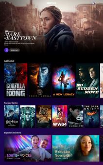 HBO Max Homepage