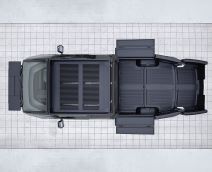 Canoo pikap iz ptičje perspektive