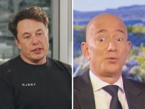 Ilon Mask i Džef Bezos YouTube printscreen