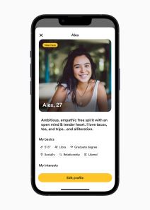 Apple App Store Awards 2021 Bumble aplikacija za iPhone