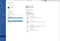 Podešavanje naloga u Word aplikaciji