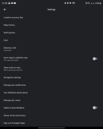 Manage your preferences opcija