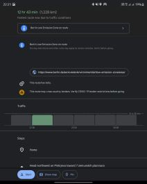 Druga upozorenja i bitne informacije o ruti