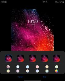 Izgled sata i obaveštenja na Samsung One UI