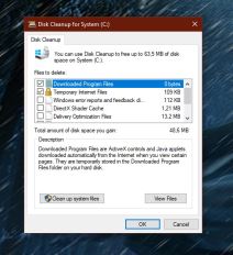 Disk Cleanup analiza podataka