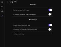 Podešavanja Android aplikacije