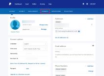 Opcije podešavanja naloga na PayPal sajtu
