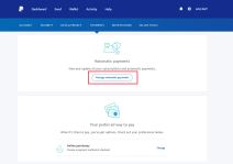 Deo sa automatskim pretplatama u podešavanjima naloga