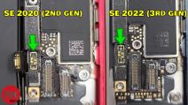 iPhone SE 2020 i 2022 konektori baterije na ploči