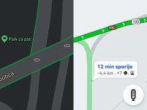 Google Maps semafori i STOP znak navigacija