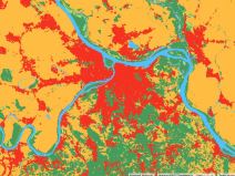 Mapa globalnog zagrevanja u Srbiji 