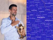 Mapa najpoznatijih ljudi rođenih u Srbiji