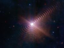 Džejms Veb uslikao koncentrične prstenove prašine WP 140 sistema