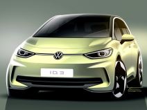Volkswagen novi dizajn ID 3 električnog automobila