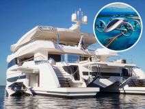 Luksuzna jahta Silent 120 Explorer sa dronom i podmornicom