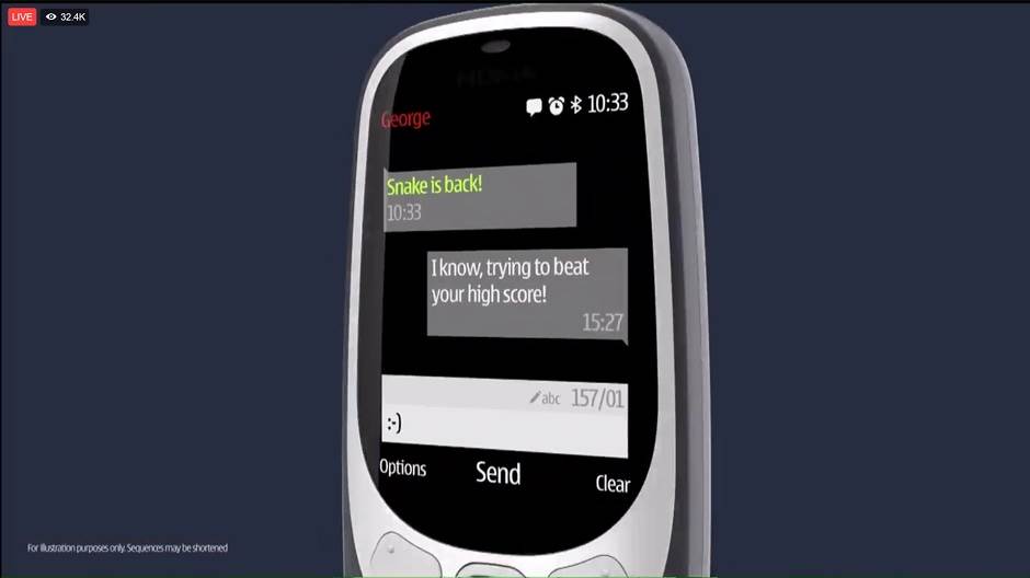 Nokia 3310 cena 60 evra