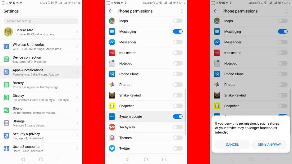 Aplikacije špijuniraju, Kako iskljuciti dozvole aplikacije, Iskljuciti mikrofon kameru mobilni
