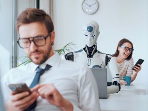 AI robot na poslu