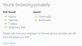 Istina o private browsing opciji