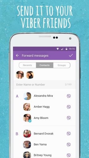 Viber, Viber Wink samobrišuce samonstajuce poruke