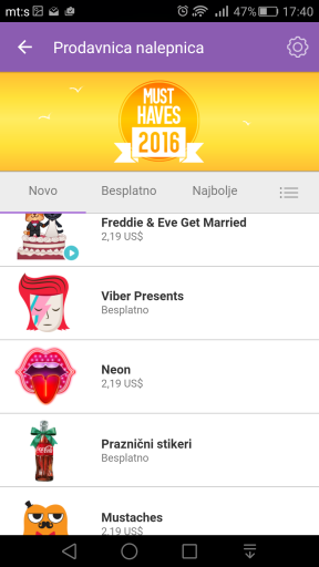 Viber Dejvid Bouvi stiker nalepnica