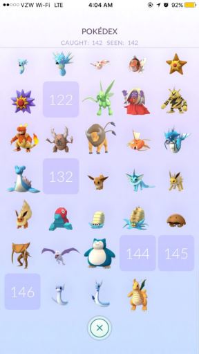 Pokemon GO Uhvatio sve Pokemone