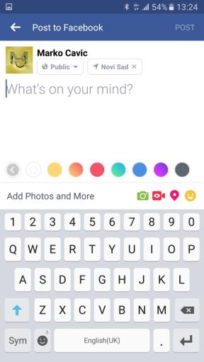 Facebook obojeni statusi Kako da obojim Facebook status