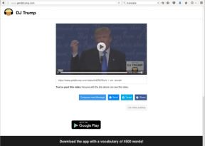 Donald Tramp aplikacija tekst u govor