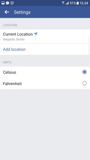 Facebook vremenska prognoza kako je pronaci, kako je koristititi