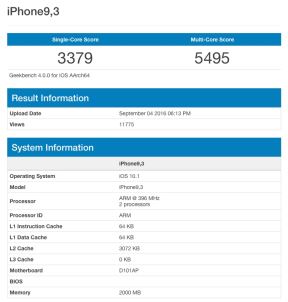 iPhone 7 Plus GeekBench benchmark i Galaxy S8 GeekBench benchmark rezultati