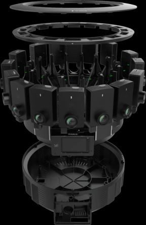 Yi Halo 360 kamera deo Google Jump platforme